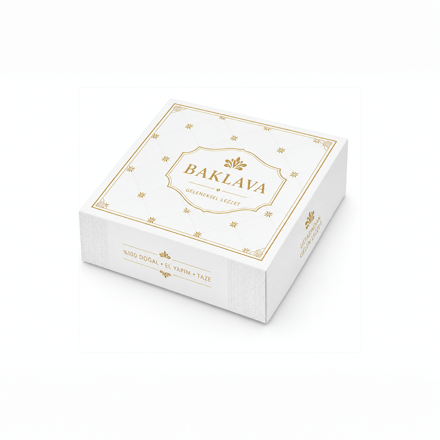 250 Gr Baklava Kutusu - kraft çanta