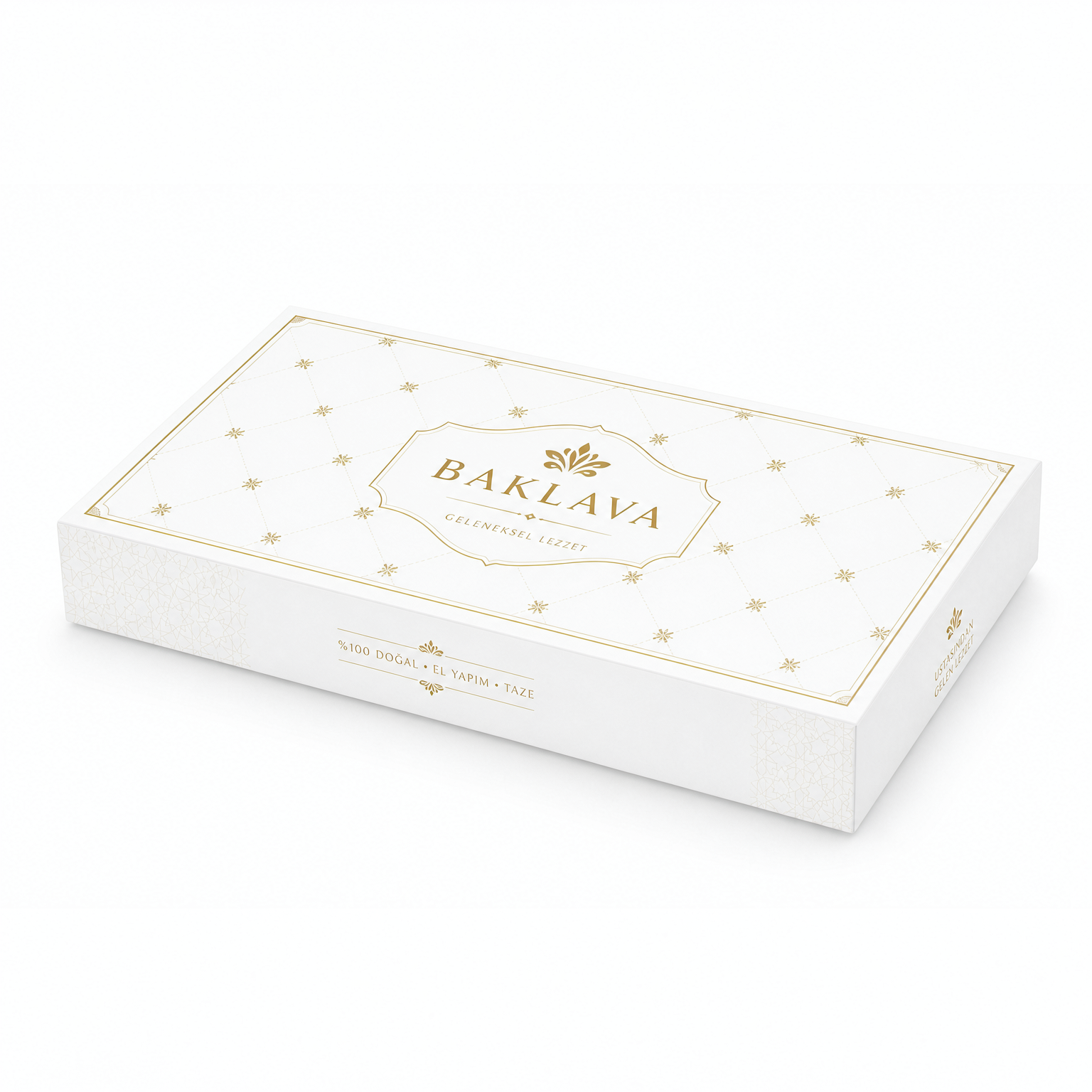 100 Gr Baklava Kutusu - kraft çanta