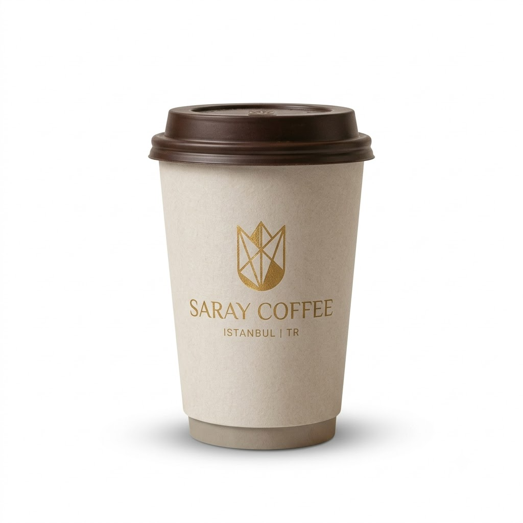 16 Oz Double Wall Bardak - kraft çanta